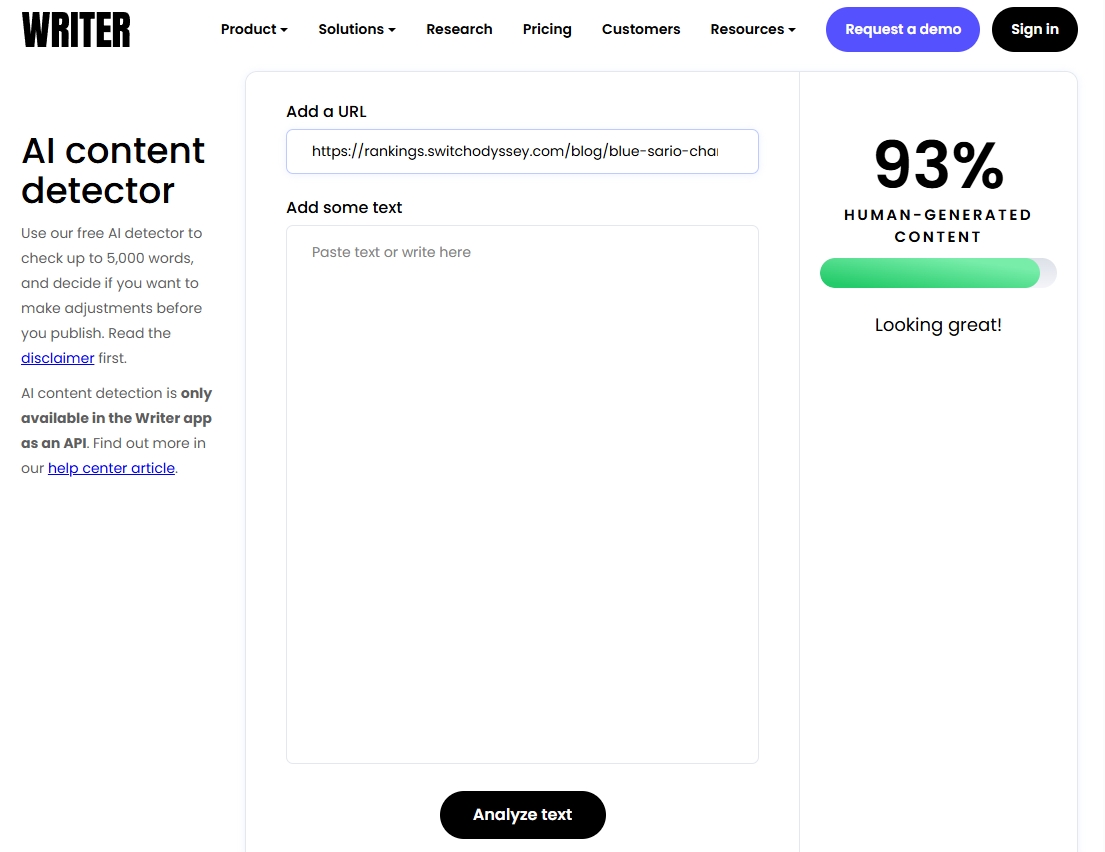 AI Content Detector