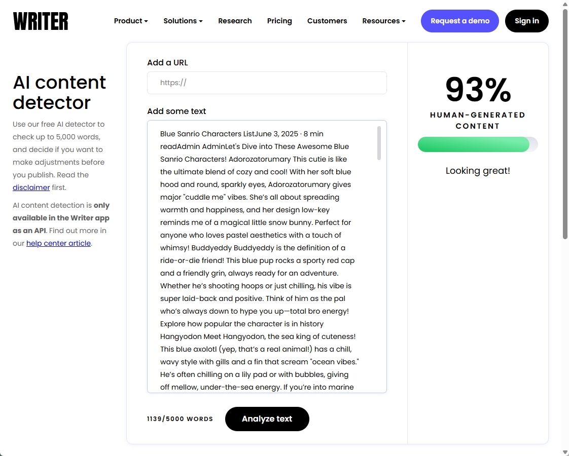 AI Content Detector